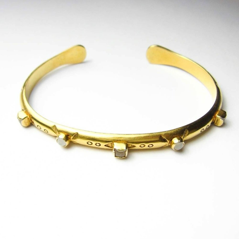 New Chan luu Bangle Cuff 925 Sterling Silver Open Vermeil Bangle Cuff